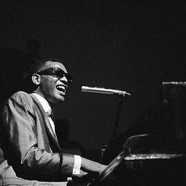 Ray Charles Behind The Scence At The by Reporters Associes