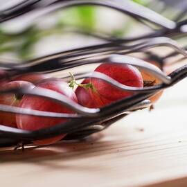 Red Gooseberries In A Bowl by Mandy Reschke