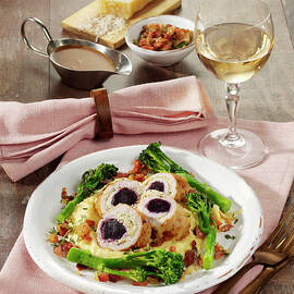 Red Pesto Turkey Roulades With Carrots by Photoart