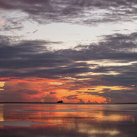 Reflected Sunset by Joe Leone