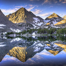 Reflection Of Mountain In Lake by Rmb Images Photography By Robert Bowman