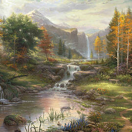 Pools Of Serenity by Thomas Kinkade