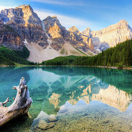 Reflections Of Moraine Lake by Matthew Crowley Photography