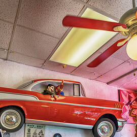 Retro Ice Cream Shop by Laura Zeid