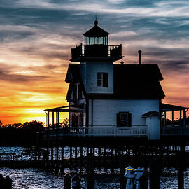 Roanoke River Sunset by Marshall Hurley