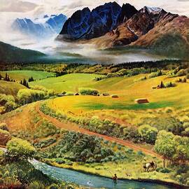 Rocky Mountain Fly Fishing by John Clymer