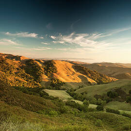 Rolling Hills In The Salinas Valley by Pgiam
