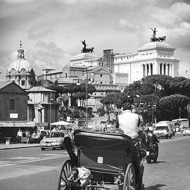 Rome BW Cityscape Poster by Stefano Senise