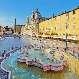 Rome, Piazza Navona, Italy by Pietro Canali