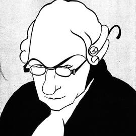 Sacha Guitry by Al Hirschfeld