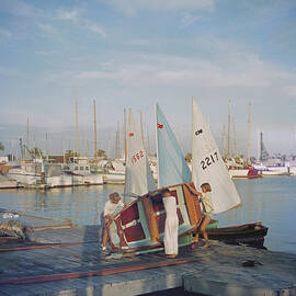 Sailing Dinghy by Slim Aarons