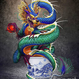 Sake Dragon by Stanley Morrison
