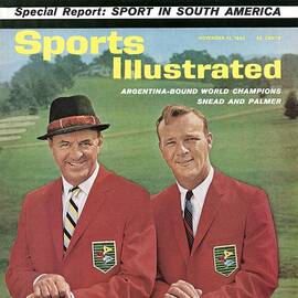 Sam Snead And Arnold Palmer, International Golf Sports Illustrated Cover by Sports Illustrated