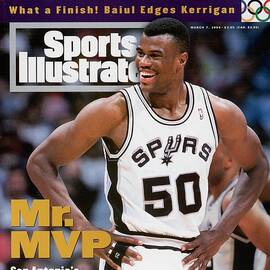 San Antonio Spurs David Robinson... Sports Illustrated Cover by Sports Illustrated