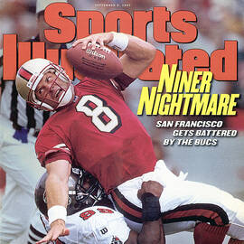 San Francisco 49ers Qb Steve Young... Sports Illustrated Cover by Sports Illustrated