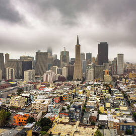 San Francisco downtown from above by Miroslav Liska