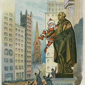 Santa Claus In Wall Street by Samuel Ehrhart