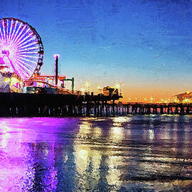 Santa Monica, California - 04 by AM FineArtPrints