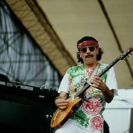 Santana Performs At New Orleans by David Redfern