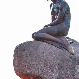 Sculpture Of The Little Mermaid On by Christian Back