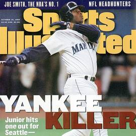 Seattle Mariners Ken Griffey Jr, 1995 Al Division Series Sports Illustrated Cover by Sports Illustrated