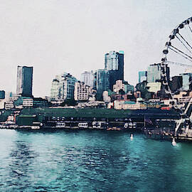 Seattle Skyline - 06 by AM FineArtPrints