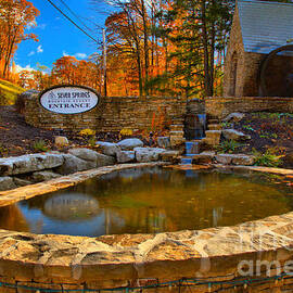 Seven Springs Resort Entrance by Adam Jewell
