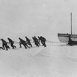 Shackletons Trans-antarctic Expedition by Hulton Archive
