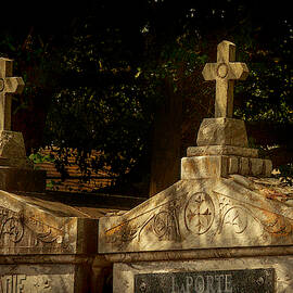 Shadowy Cemetery by Jean Noren