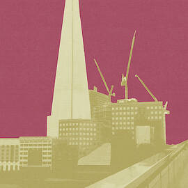 Shard - Raspberry by BFA Prints
