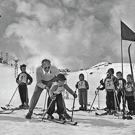 Ski Lesson by Archive Photos