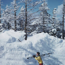 Skier In Vermont by Slim Aarons