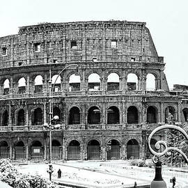 Snow - Colosseum Black And White by Stefano Senise
