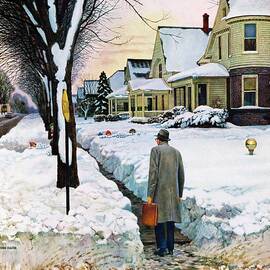 Snowy Ambush by John Falter