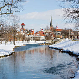 Snowy Frederick Maryland Park And by Williamsherman