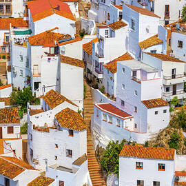 Spain, Andalusia, Casares, Malaga District, Costa Del Sol, White Towns, White Town by Olimpio Fantuz