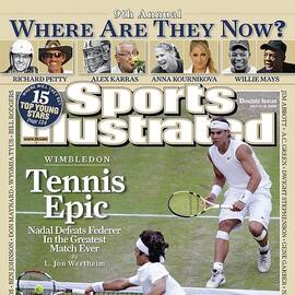Spain Rafael Nadal And Switzerland Roger Federer, 2008 Sports Illustrated Cover by Sports Illustrated