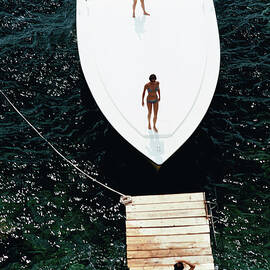 Speedboat Landing by Slim Aarons