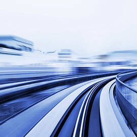 Speeding Through A City by Nikada