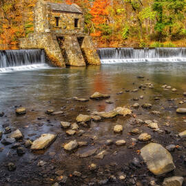 Speedwell Dam And Waterfall by Susan Candelario