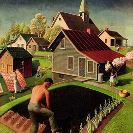 Spring 1942 by Grant Wood