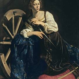 St Catherine Of Alexandria by Caravaggio