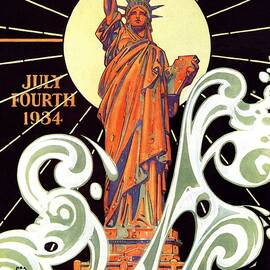 Statue Of Liberty by J.c. Leyendecker