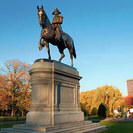 Statue, Public Garden, Boston Ma by Claudia Uripos