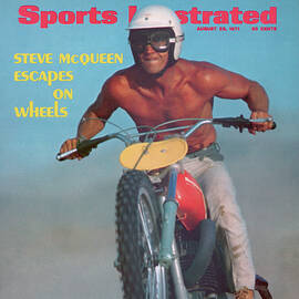 Steve Mcqueen, Motocross Sports Illustrated Cover by Sports Illustrated