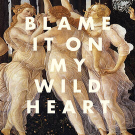 Stevie Nicks Wild Heart Lyrics Print by Georgia Clare