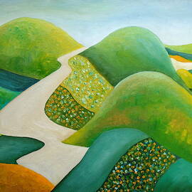 Stilling Hills by Angeles M Pomata