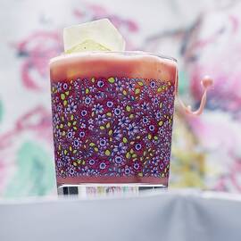 Strawberry Lassi With Ice Cubes by Luzia Ellert