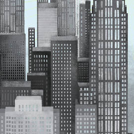 Sun And Skyscrapers by Jutta Kuss