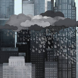 Sun Coming Out During A Thunderstorm by Jutta Kuss